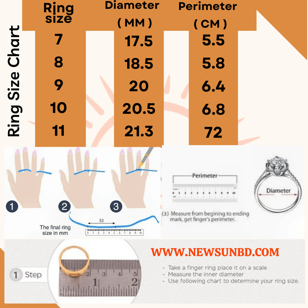 316L Stainless Steel Ring Golden Silver And Black  Color - Image 5