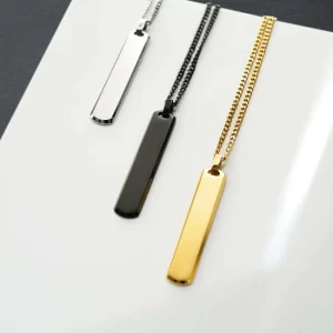 100% Stainless Steel Mirror Polished Stainless Steel Necklace