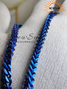 8mm Curb Chain Necklace for Men Stainless Steel Biker Punk Style 24 inches
