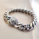 14mm Versace Heavy Cuban Curb Link Chain  Bangle Bracelets