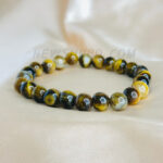 Natural 8mm Yellow tiger eye stone bracelet