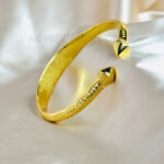 100% SS Cuff Bracelet Statement Jewelry, Adjustable Bangles