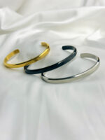 6mm Wide Cuff Bracelets For Men - Image 2