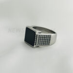 Black Stone Finger Ring For Men’s