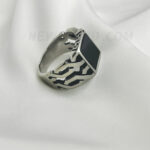 Natural Agate Gemstone Ring