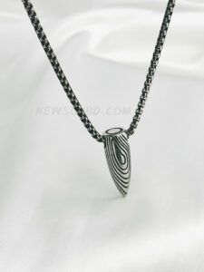 316L  Bullet Necklace