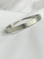 8mm Matt  Silver Gold Black Color  Stainless Steel Bangle Bracelet - Image 4