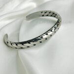 8mm Wide Cuff Bracelets For Men