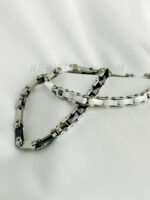 5mm Wide  316L Stainless Steel   And Ceramic Made Bracelet - Image 3
