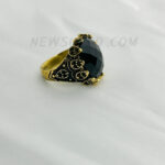 Turkish Style Black Gemstone Vintage Ring