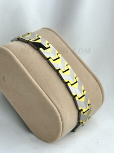 Ceramic Made Carbide Magnetic Link Bracelet For Men