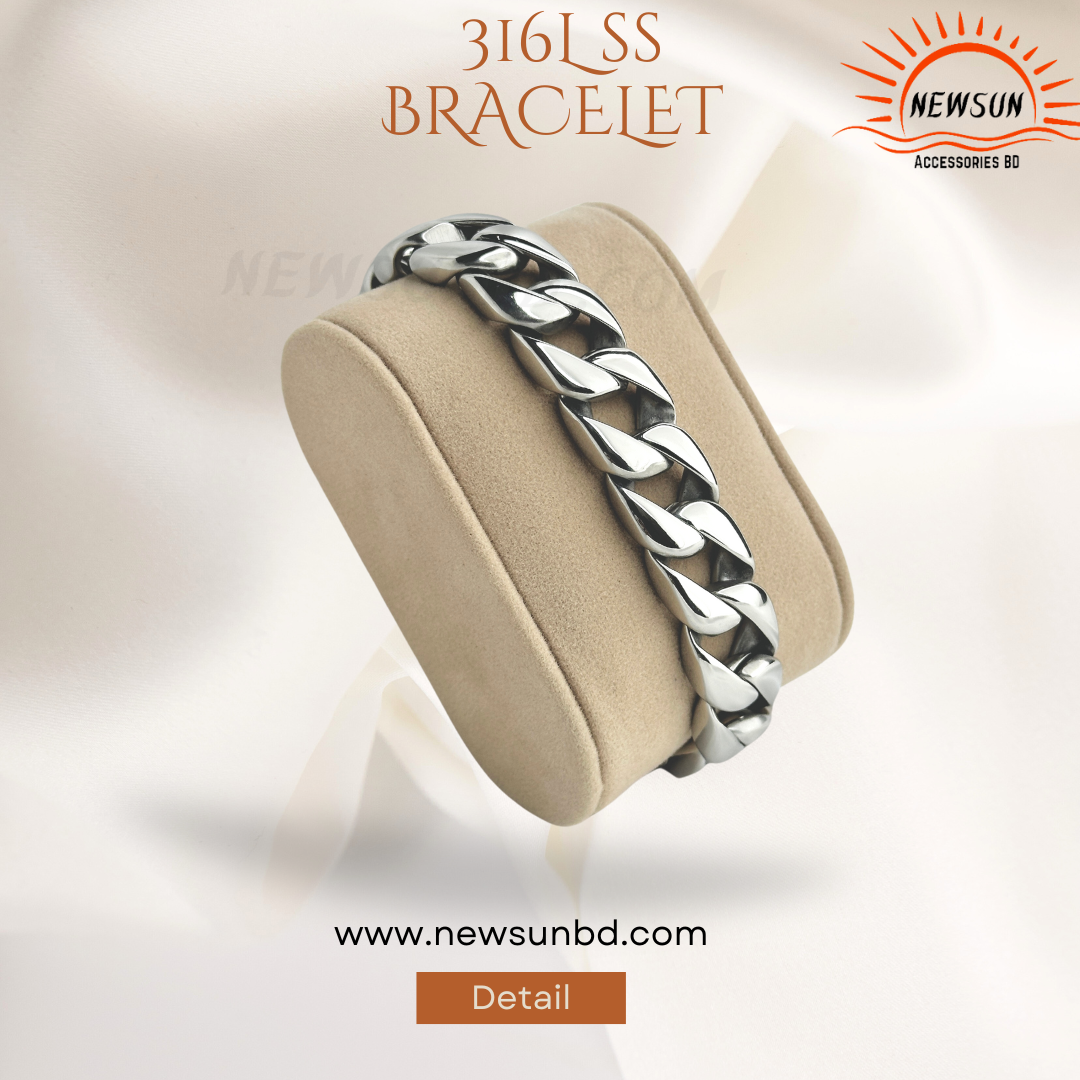 Beige Simpe Minimalist Elegant Luxury Jewelry Wedding Ring Instagram Post_20241020_001657_0000 100% SS 15mm Glossy Silver Heavy Bracelet - Image 1