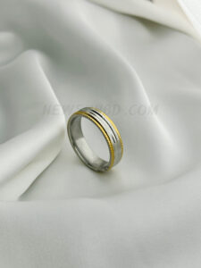 White and  Gold Gevheri Ring