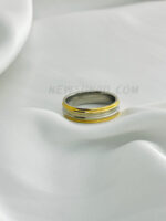 White and  Gold Gevheri Ring - Image 3