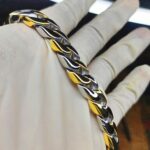 12mm Luxury Heavy Duty Gold & Silver Cuban Bracelet