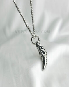 Stainless Steel Wolf Tooth Pendant