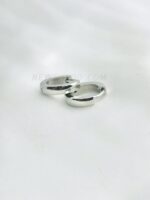 Huggie Hinged Hoop Earrings -2pc - Image 6