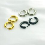 Simple Style Circle Hoop Earring