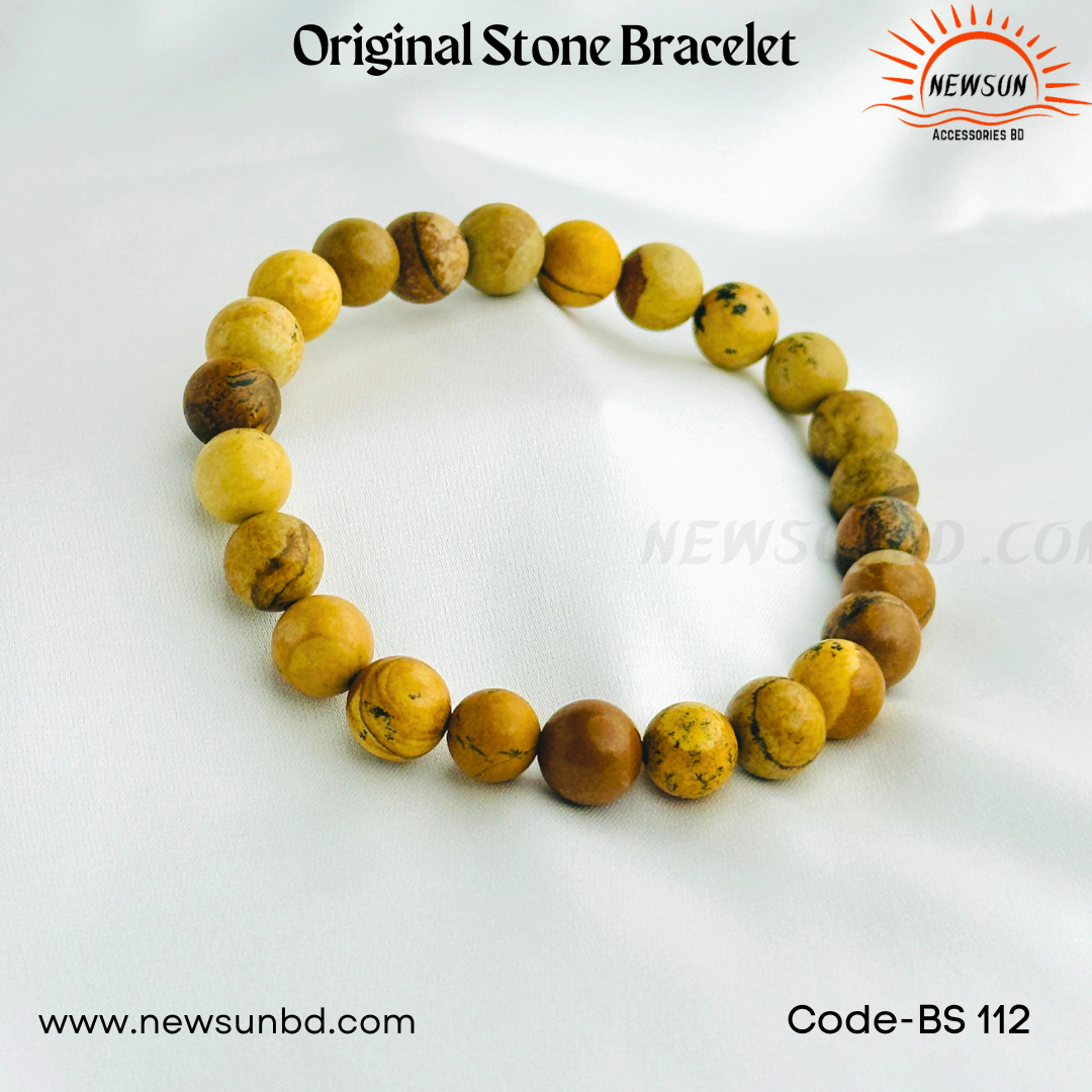8mm Palo Santo Beaded Bracelet BS112 - Image 1