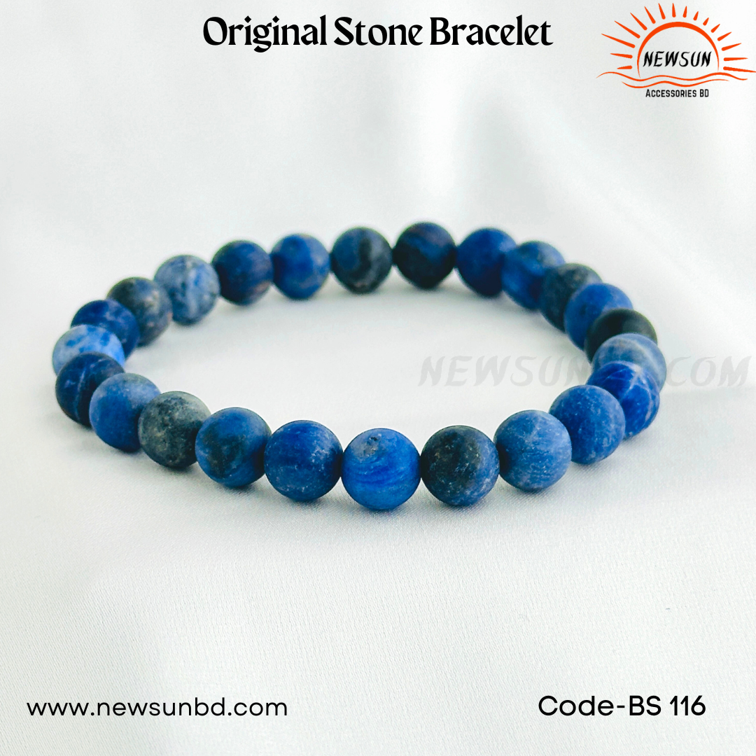 8mm Lapis Lazuli Gemstone Bracelet BS116 - Image 2