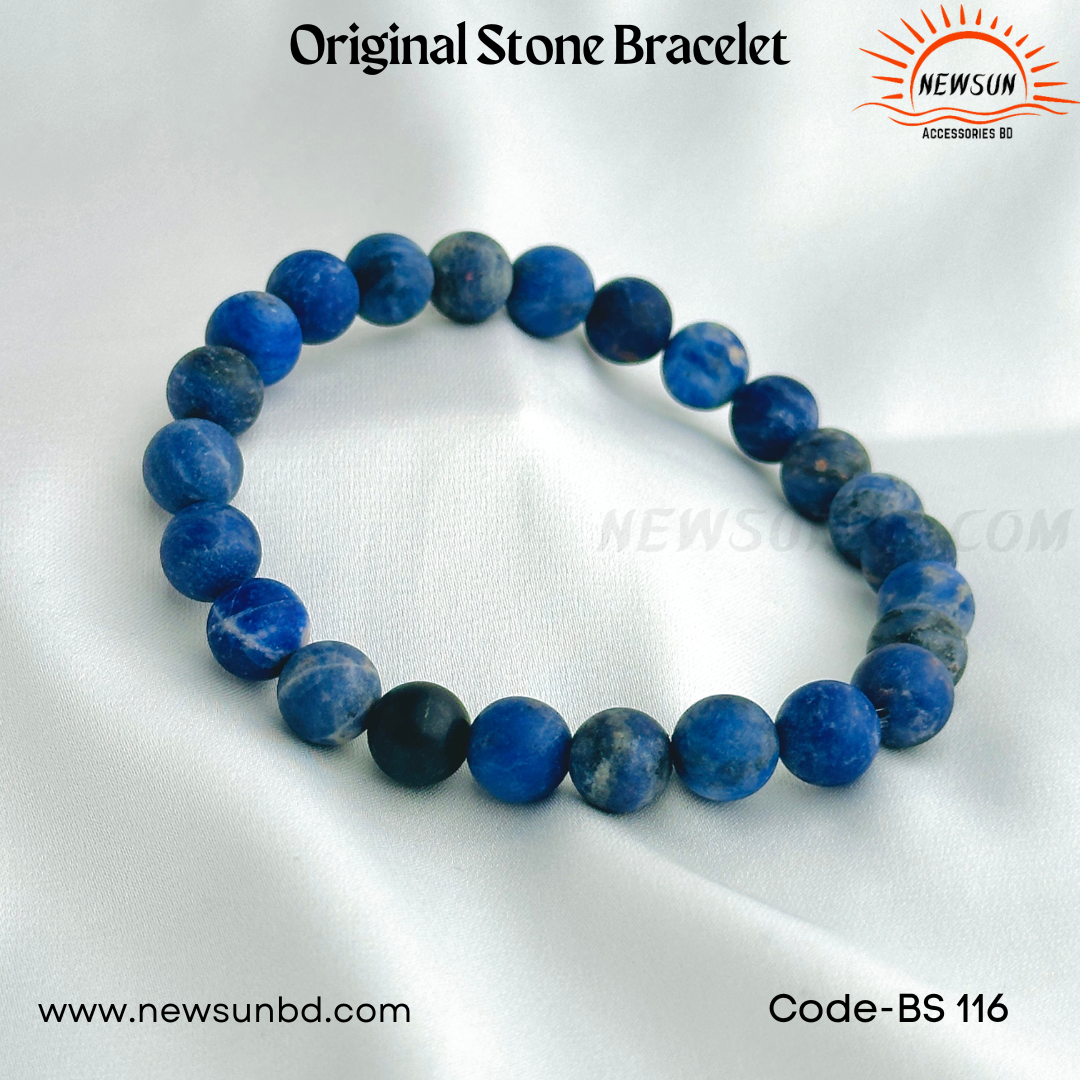 8mm Lapis Lazuli Gemstone Bracelet BS116 - Image 1