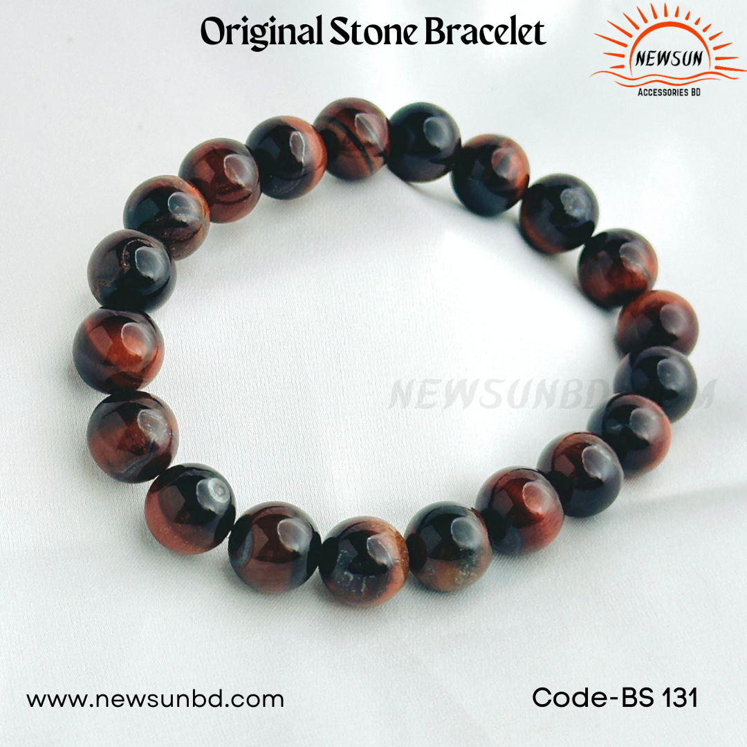 10mm Red Tiger's Eye Crystal  Bracelet BS131 - Image 2
