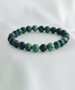 Chrysocolla ﻿ Natural 8mm Gemstone Bracelet BS107