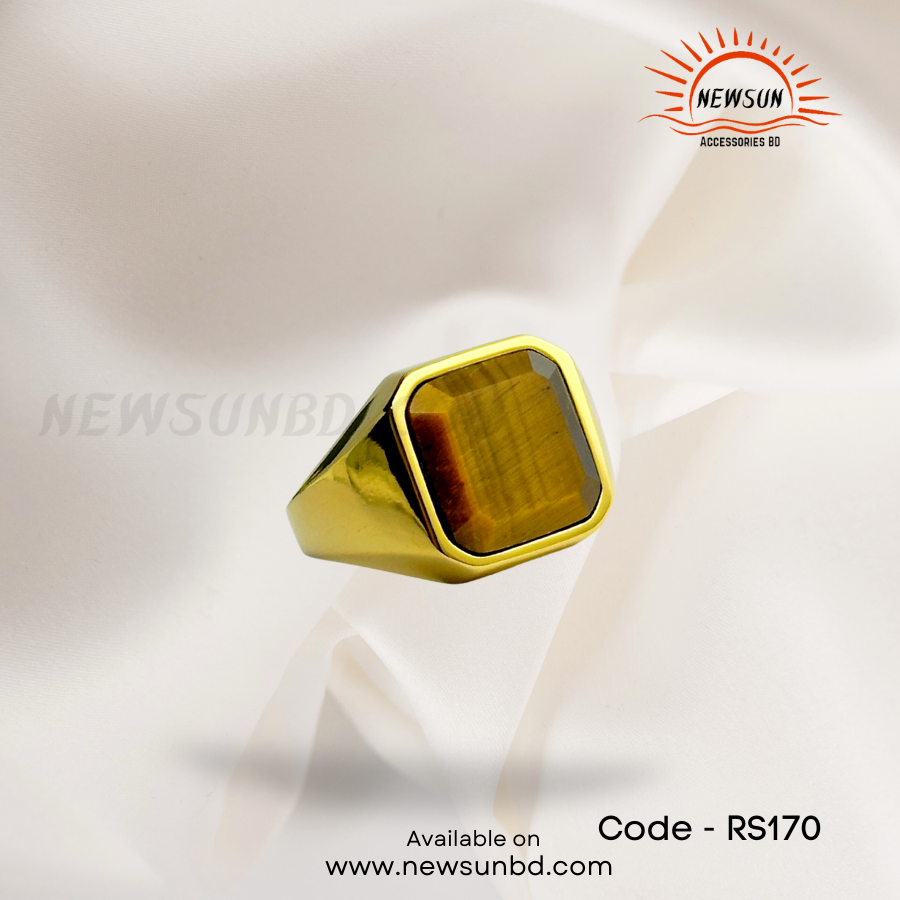 Beige Simpe Minimalist Elegant Luxury Jewelry Wedding Ring Facebook Post_20250813_012637_0000 Tiger Eyes Stone Ring For Men - Image 1