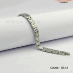 8mm Titanium Steel Magnetic Bracelet with Ultra Strong Gauss Magnets