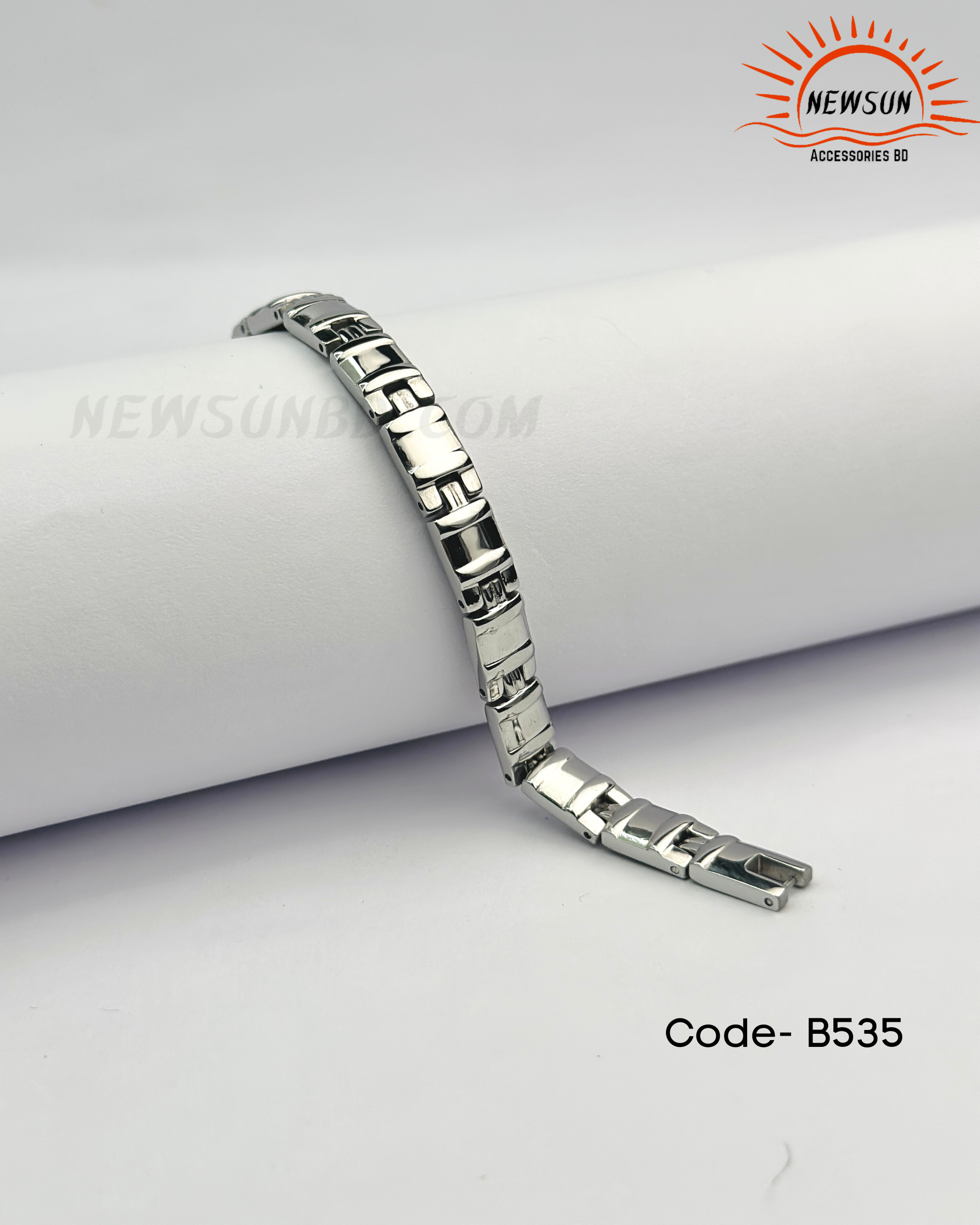 Code - B 520.png-29 8mm Titanium Steel Magnetic Bracelet with Ultra Strong Magnets - Image 1
