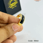 Black Stone Finger Ring For Men’s Real Stone