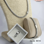 3 in 1 Combo Set-1 Bracelet , 1 Chain , 1 Ring  316L Stainless Steel