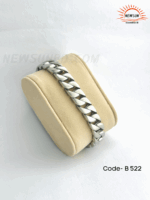 12mm Matt  Silver Color  Solid 36L Stainless Steel Link Chain Bracelet - Image 4