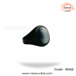ARTQ Stone Ring Grey Cat’s Eye Stone Natural Stone Ring