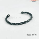 5MM Braided Metal Open Bangle