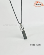 Black Tourmaline pendant with chain