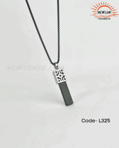Black Tourmaline pendant with chain