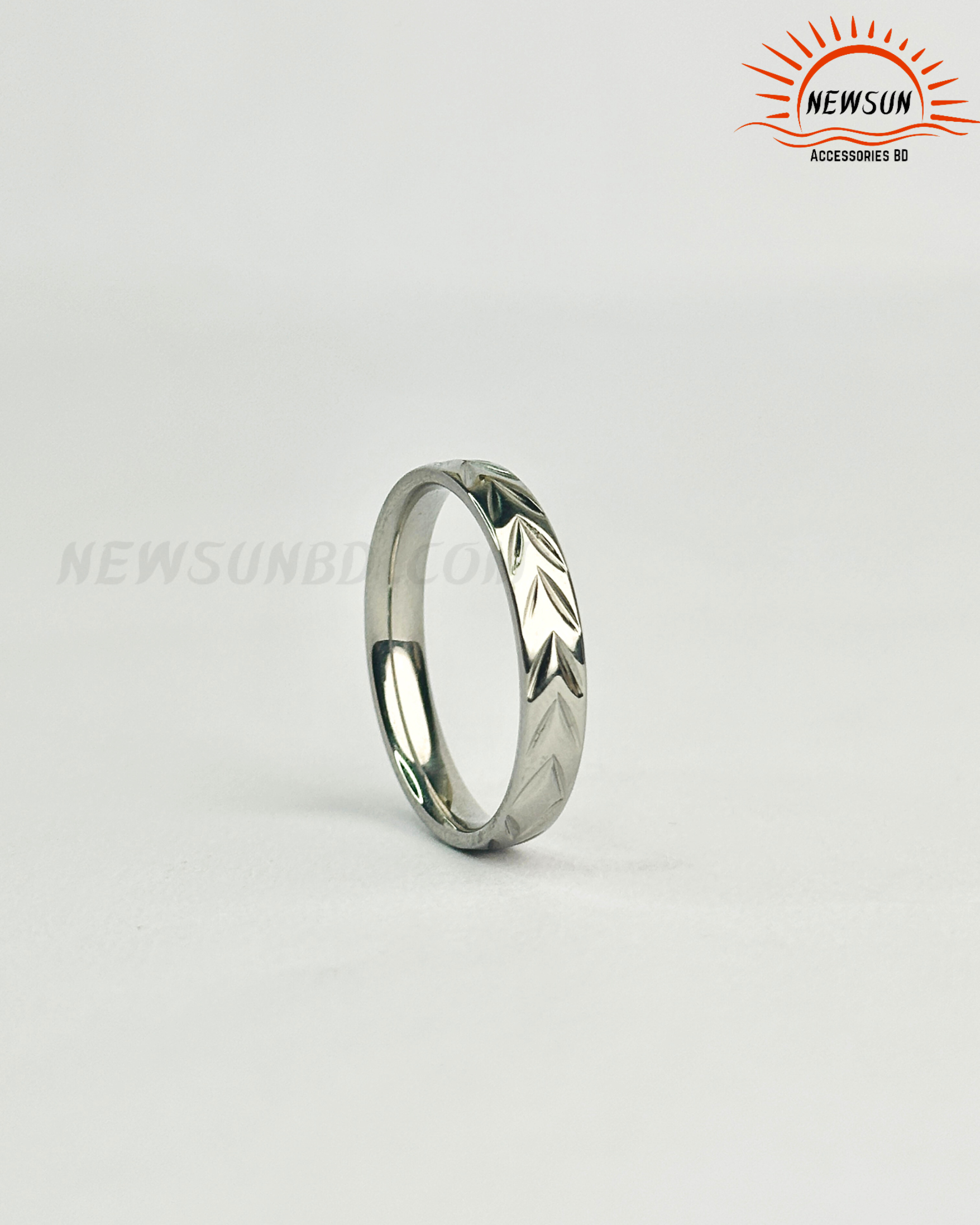 Code - B 520.png-208 4mm Comfort Fit Hand Carved Wedding Bands Ring - Image 1