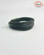 MultiLayer Braided Leather Mens Bangle Jewelry - Image 4