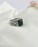 Men Black Onyx Ring - Image 2