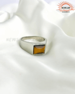 Classic Tiger Eye Stone Men's Ring