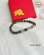 4mm Small AA Natural Stone Tiger Eye Bracelet - Image 3