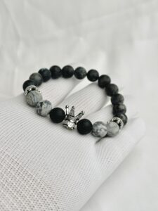 Crown 10mm Charm Bracelet Women Men