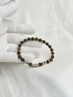 4mm Small AA Natural Stone Tiger Eye Bracelet