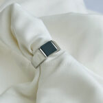 Black Onyx Gemstone Men’s Fine Ring