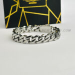 100% SS Miami Cubana 10MM Wide Stainless Steel Men Bracelet