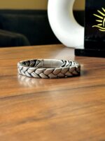 12mm Spring Box Clasp Irregular Geometric Link Chain Bracelet - Image 4
