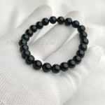 Black Onyx Agate AA 8mm  Stones Bracelet