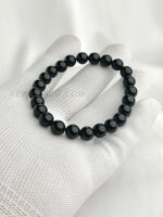Black Onyx Agate AA 8mm  Stones Bracelet