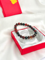 Natural Dream Agate 8mm Stone Bead Men Women Lucky Charm Energy Bracelet - Image 2